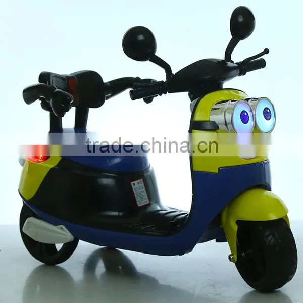 Cute Sytle Despicable Me Battery Kids Ride On 3 Wheel Powered Bicycle photo-5