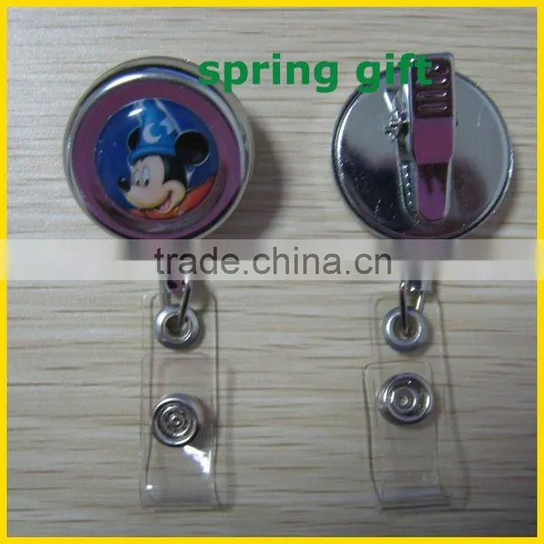 metal yoyo badge reel key holder