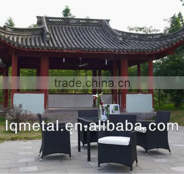 Rattan Table and Chair Funiture