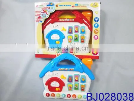 Funny Baby Toy Pretend Plastic Cartoon Toy House With Music and Light photo-4
