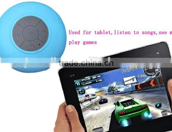 High Quality Waterproof Wireless Bluetooth Speaker Suction With fm Radio photo-4