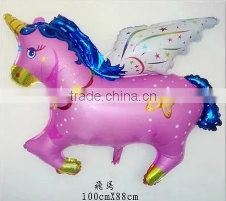 Now Rocking Pony Balloon Decoration,Birthday Party Favor Supply photo-2