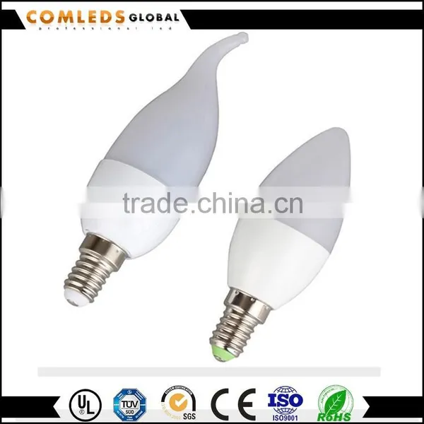 B22 E14 Milky ul Led Tail Light Candle Bulb , E12 Candelabra Led Bulb 2700k 80w photo-4