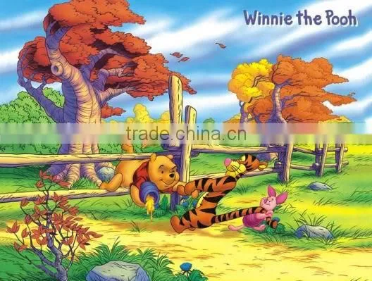 Rubber Kids Table Mats/ Plastic Carton Desk Mat/ Kid Plastic Play Mat photo-2