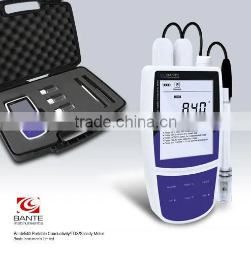 Bante540 Handheld Conductivity/TDS/Salinity/Resistivity Meter