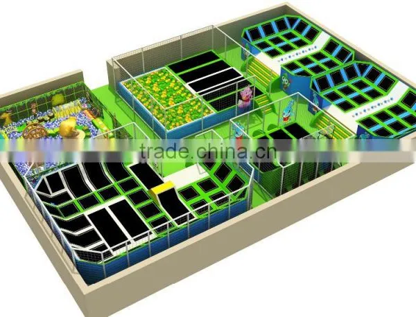 KAIQI KQ60152A Adventure Equipment Trampoline With Lights,roof photo-2