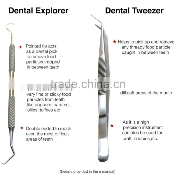 Dental Care Kit Dentist Tool Kit With Leather Case Dental Instruments photo-3