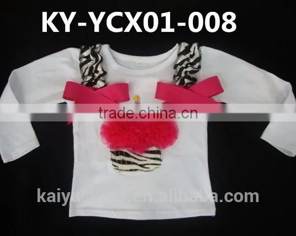 New Winter Basic Design Printed Cotton Tops Apparel for Kids photo-6