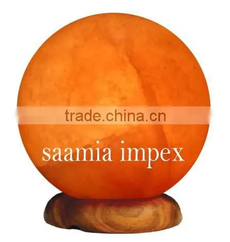 Great Relaxing Himalayan Rock Salt Lamp Globe Shape photo-3