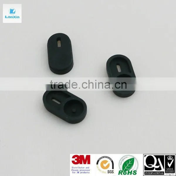 Rubber push button cover
