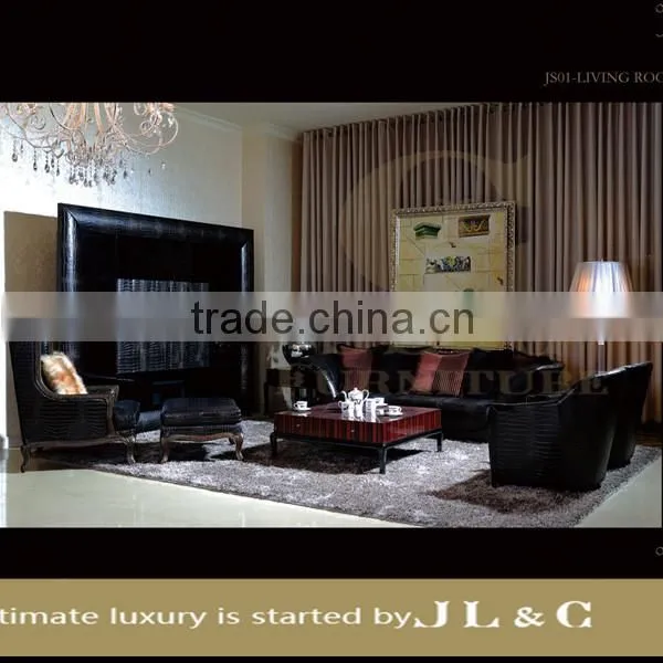 JS01-23 Three Seats Sofa in Living Room From JL&C Luxury Home Furniture New Designs (China Supplier) photo-3