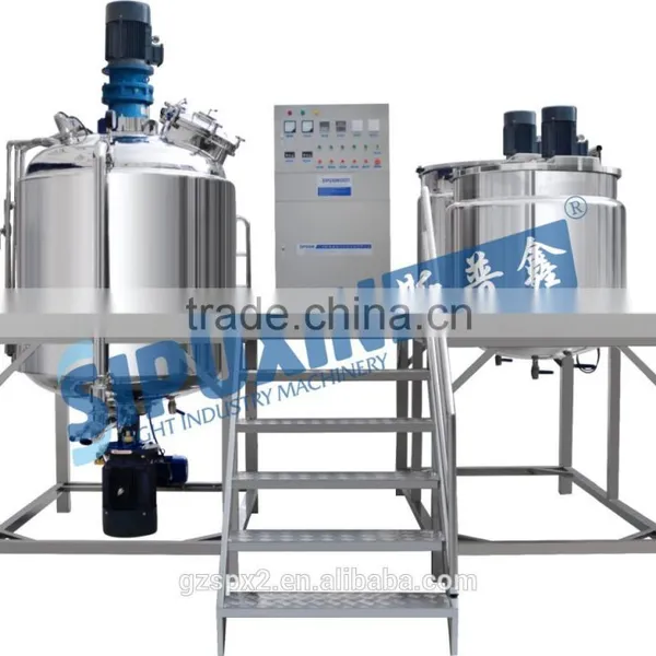 Body Cream Vacuum Homogenizer Mixer Making Machine for Sales photo-4