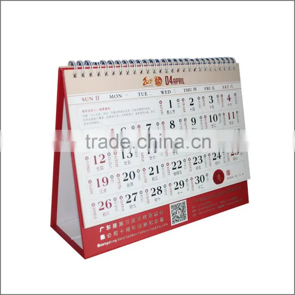 Guangzhou, China Supplier Calendar Printing/wholesale Calendar Desk Calendar photo-2