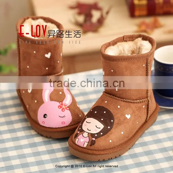 Hot Sales High Quality and Cheap Fur Plush Outdoor Shoes photo-2