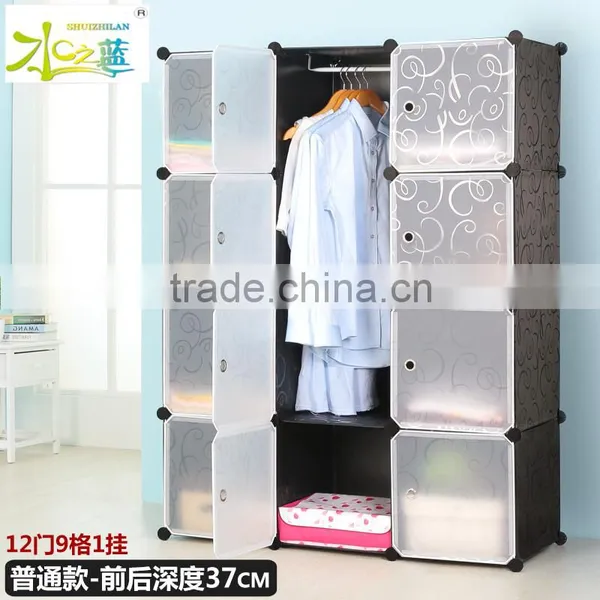 Wholesale Folding Modern Bedroom Plastic Wardrobe Box photo-6