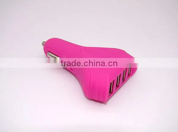 High Power 5v/4.8a Original Design 4 Usb Car Charger For Mobile Phone Tablet photo-5