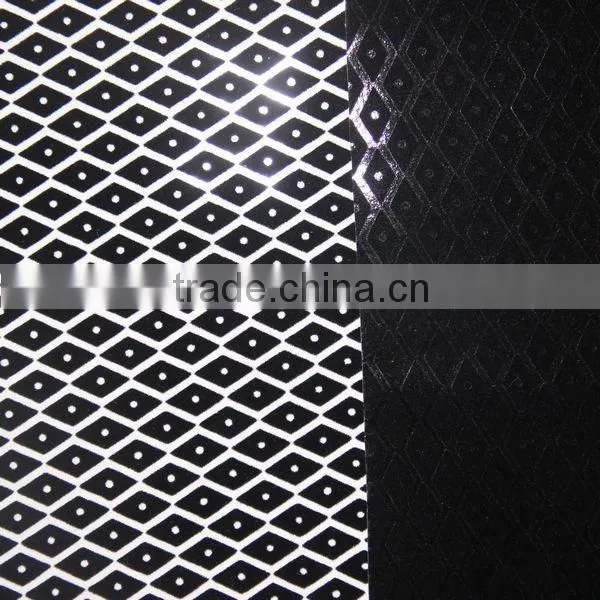 New Design PU Flock Leather Material for Furniture and Handbag Usage photo-2