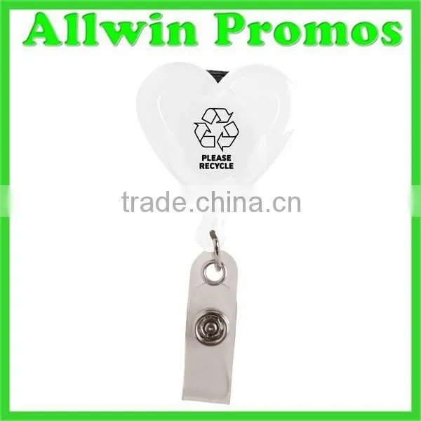 Eco-friendly Heart Shaped Badge Reel photo-3