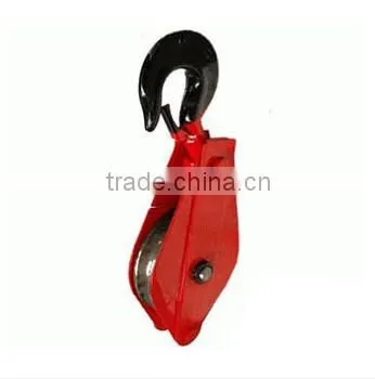 Drop Forged Hardware Alloy Steel/carbon Steel Lifting Hoist Single Wheel Open Type Steel Lifting Hoist Pulley Block photo-6
