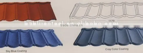 Colors Classical And Roman Type Stone Coated Roof Tile photo-6