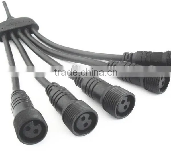 1 in 5 Out Led Light Distribution Waterproof Molded Y Connector photo-2