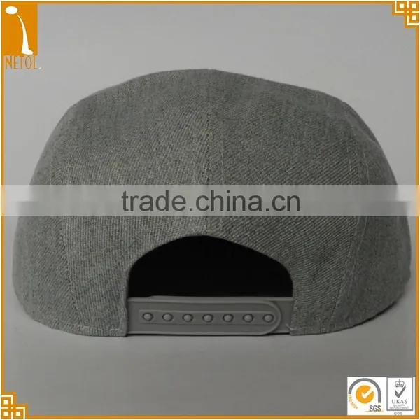Custom Male Multi Panels Plain Distressed Unstrctured Embroidered Snapabck Baseball Cap Wholesale photo-4