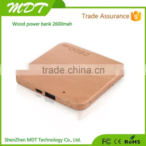 Camping Gear Universal Portable Power Bank 2600 MAh for HTC Samsung Iphone