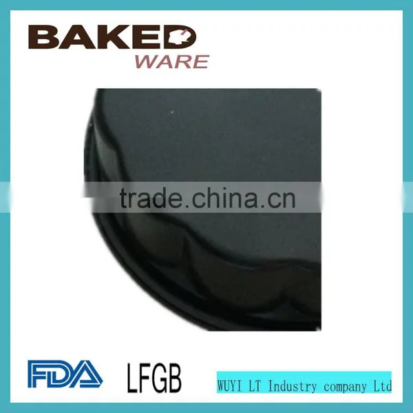 New Flower Shape Pan CARBON Steel Cake Pan Black Color Pizza Pan photo-3