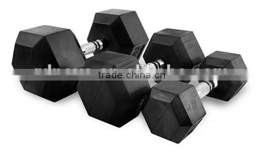 Rubber Coated Hex Dumbbell photo-2