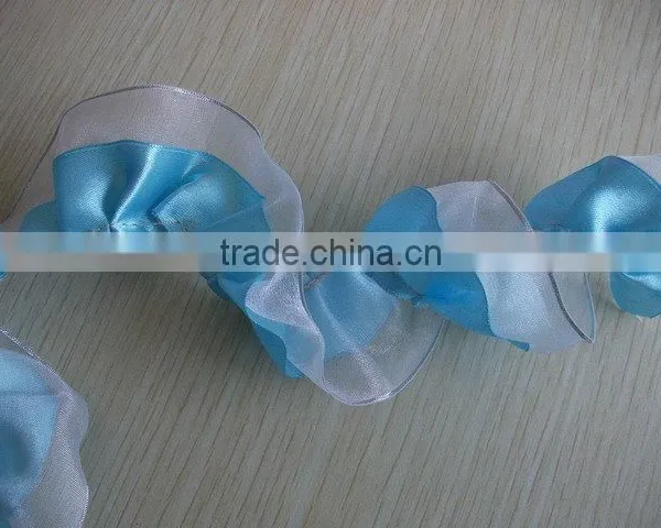 Wholesale Custom Design Elastic Frill Ribbon for Garment Accessories photo-6