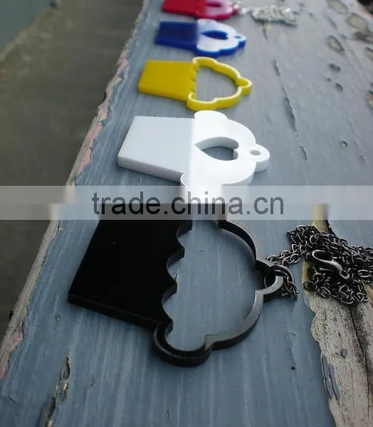 Wholesale Blank Clear Plastic Owl Laser Cut Acrylic Key Chain photo-6