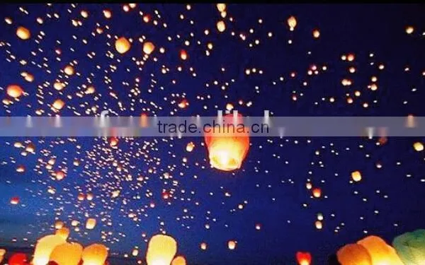 Sky Lanterns Paper Fire Candle / Flying Party Lamp / Fly Papaer Lantern photo-2