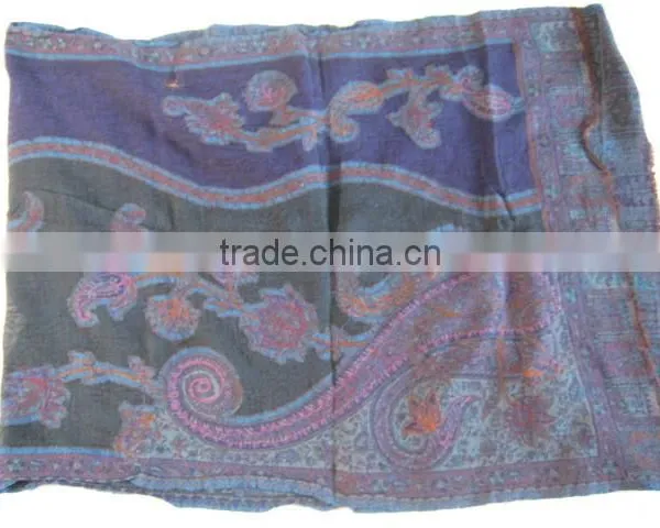 EMBRODARY 100% WOOL STOLE photo-4