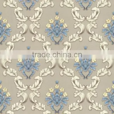 Classic European Style Damask Design Wallpaper for TV Background photo-6