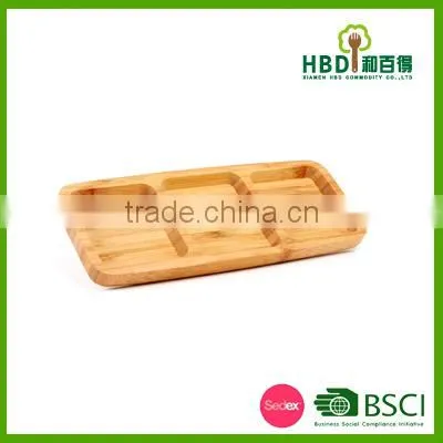 Hot Selling Fashion Bamboo Food Dish Sauce Boat photo-4