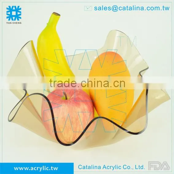 Handmade Fruit Food Cake Acrylic Plastic Serving Tray photo-5