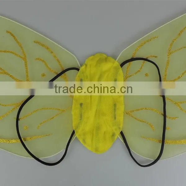 Square Bee Dress Wings Kids Girls Halloween Costume photo-4