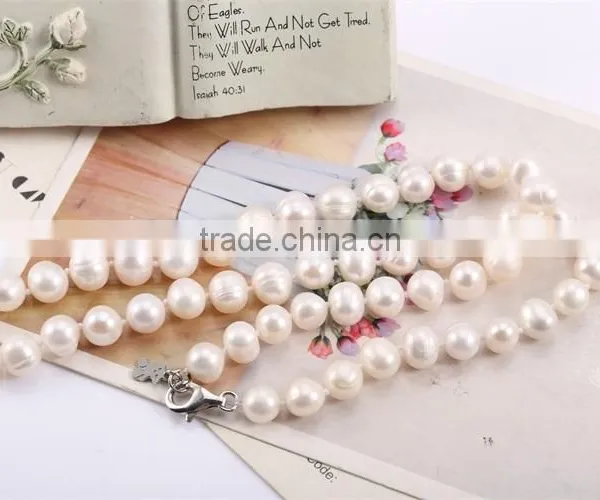 Graceful !Charming ! Fashion Design ! Latest Natural White Pearl Necklace for Christmas photo-5