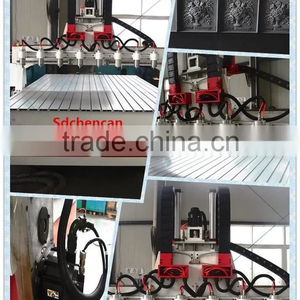 Multi Head 3D CNC Wood Carving Router From Chinese Factory Directly photo-3