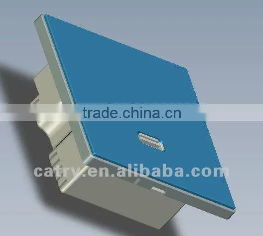 Crystal Glass Panel USB Socket