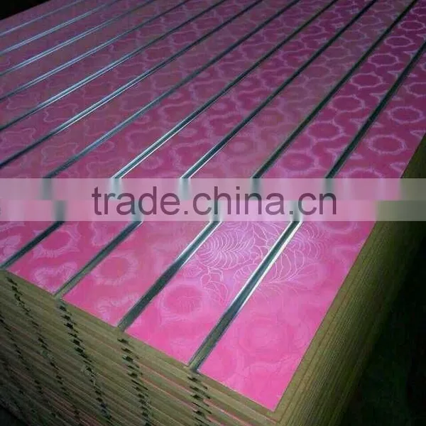 Melamine MDF Slatwall photo-4