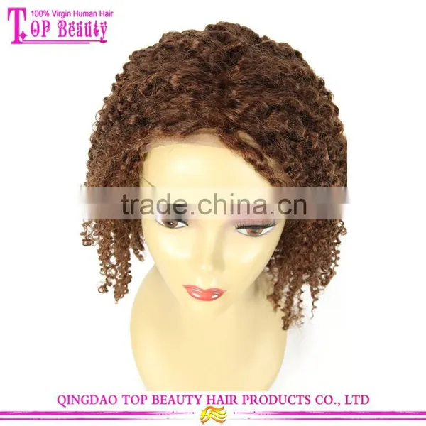 Qingdao Factory Price 12 Inches Glueless 7a Unprocessed Brazilian Human Hair Lace Front Wigs For Black Women photo-5
