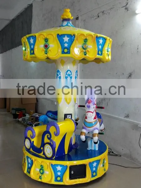 LSJQ-084 Attractive Kids Carousel for Sale Used Amusement Games Mini Fairground Ride Small Carousel for Sale photo-3