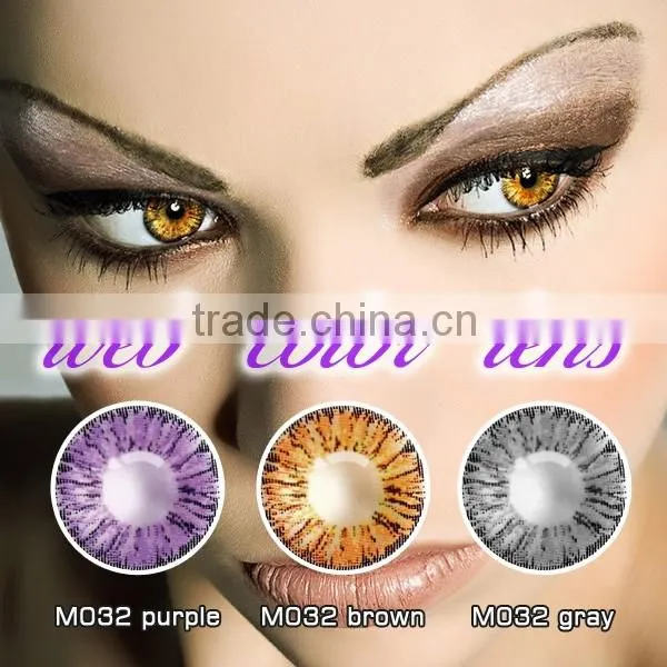 Yearly Disposable Dolly Pink Contact Lenses/magic Eyes Lenses /cheap Colored Contact Lenses
