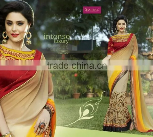 Fashion Indian Bridal Saree photo-3