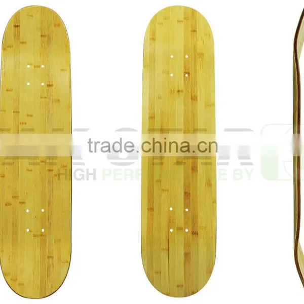 Wholesale Blank Bamboo Skateboard Decks