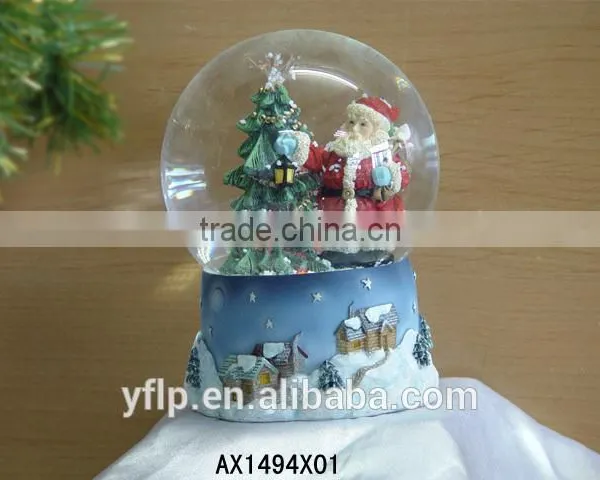 Resin Christmas Craft, Santa Claus Resin Christmas Craft, Snow Globe Resin Christmas Craft photo-2