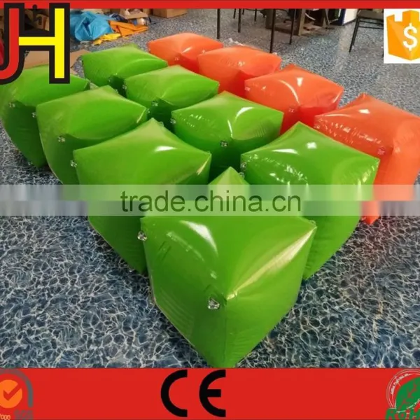 OEM Factory Custom Inflatable Box Shape Paintball Bunkers photo-4