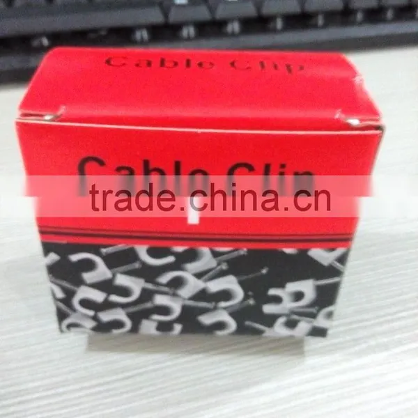 JINH Customized Size Black White Cable Nail Clip photo-3