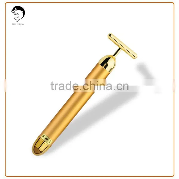 Energy 24K Gold Beauty Bar Vibrating Facial Massager photo-4